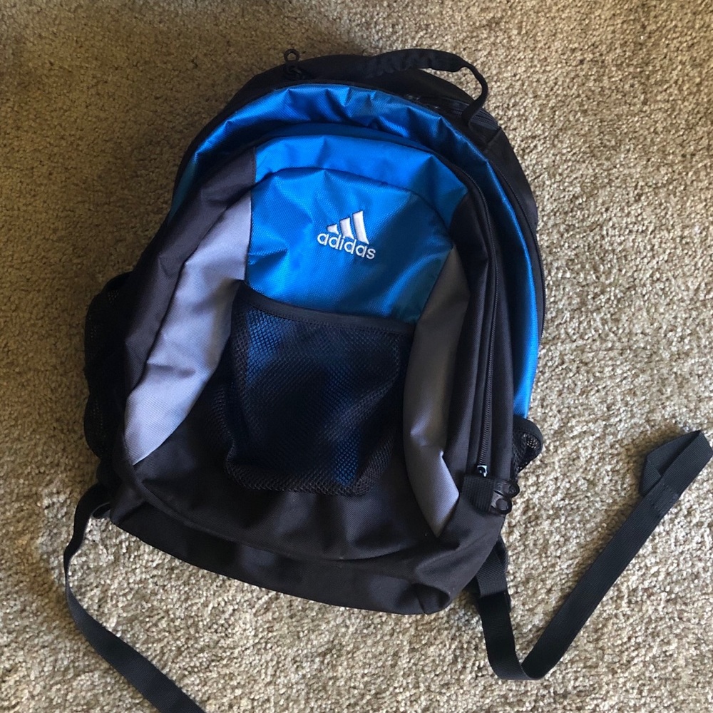 Blue Adidas Backpack
